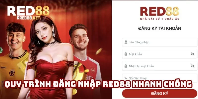Quy trình đăng nhập Red88 nhanh chóng và bảo mật
