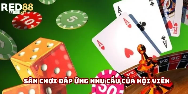 Sân chơi đáp ứng nhu cầu của hội viên Sân chơi đáp ứng nhu cầu của hội viên